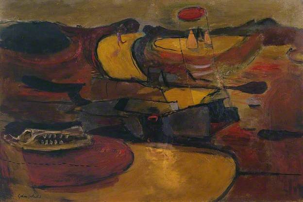 Welsh Landscape with Roads (1936)