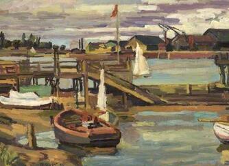 The Harbour, King's Lynn, Norfolk (1932)