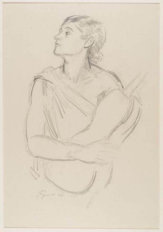 Study for the Guitar Player from 'Seguidilla' (1936)