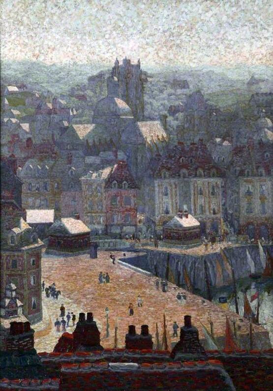 Le quai ensoleillé, Dieppe (1911)