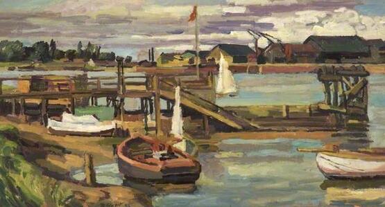 The Harbour, King's Lynn, Norfolk (1932)