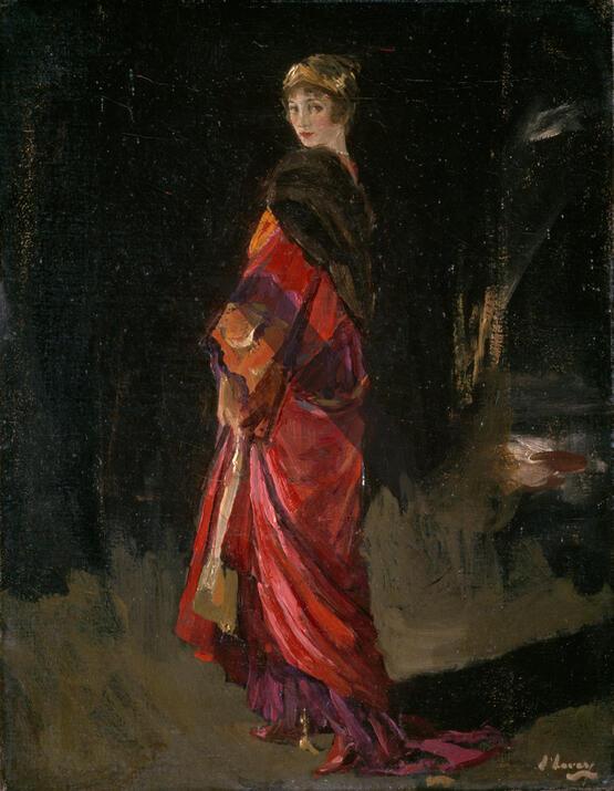 Lady Lavery in an Evening Cloak (before 1935)