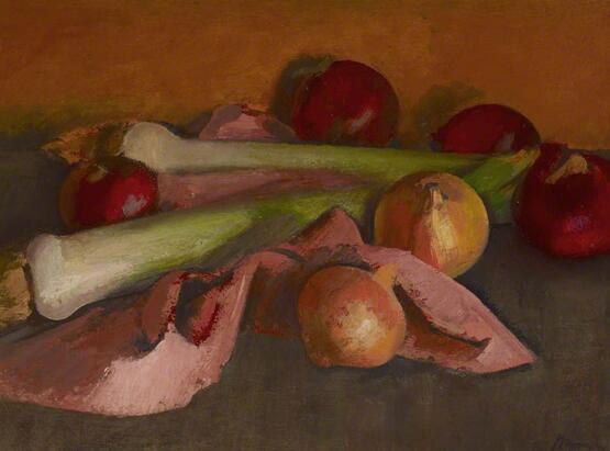 Still Life, Onions and Leeks (before 1950)