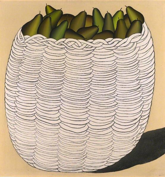 Big Basket, Pears and Shadow (1973)