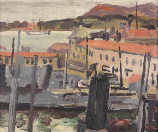 Harbour Toulon: Sketch (before 1942)