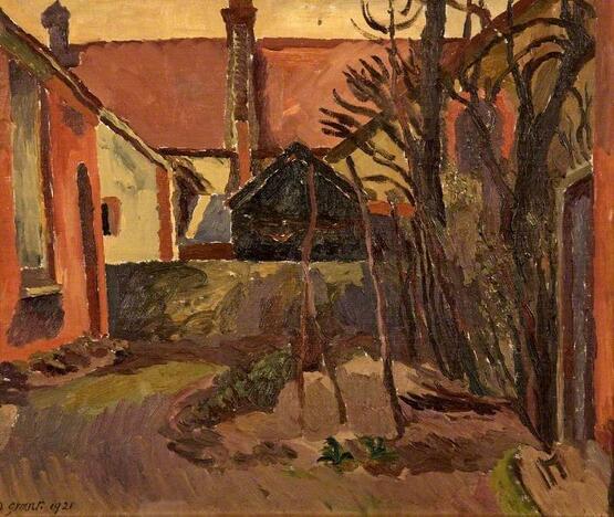 Landscape (The Farmyard) (1921)