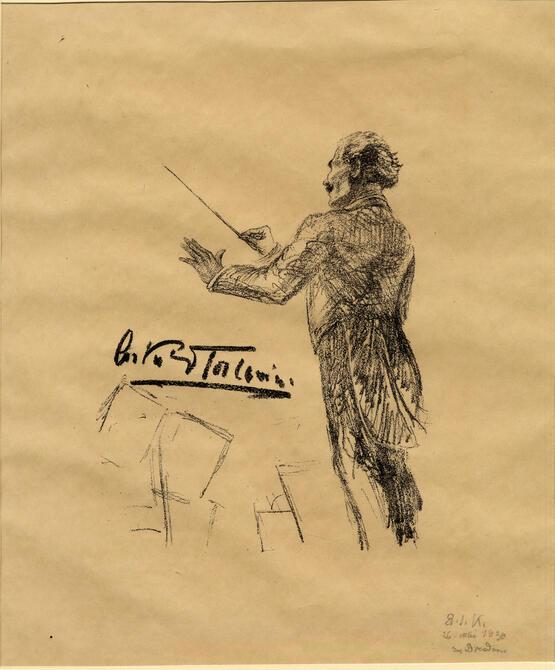 Arturo Toscanini conducting (1930)