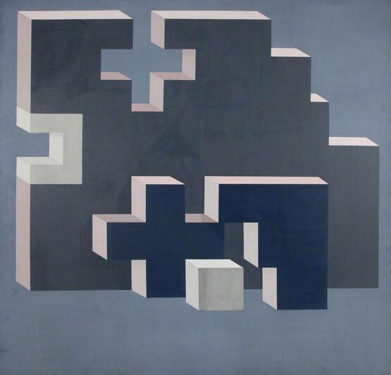 Blue Cross and Grey Block (1971)